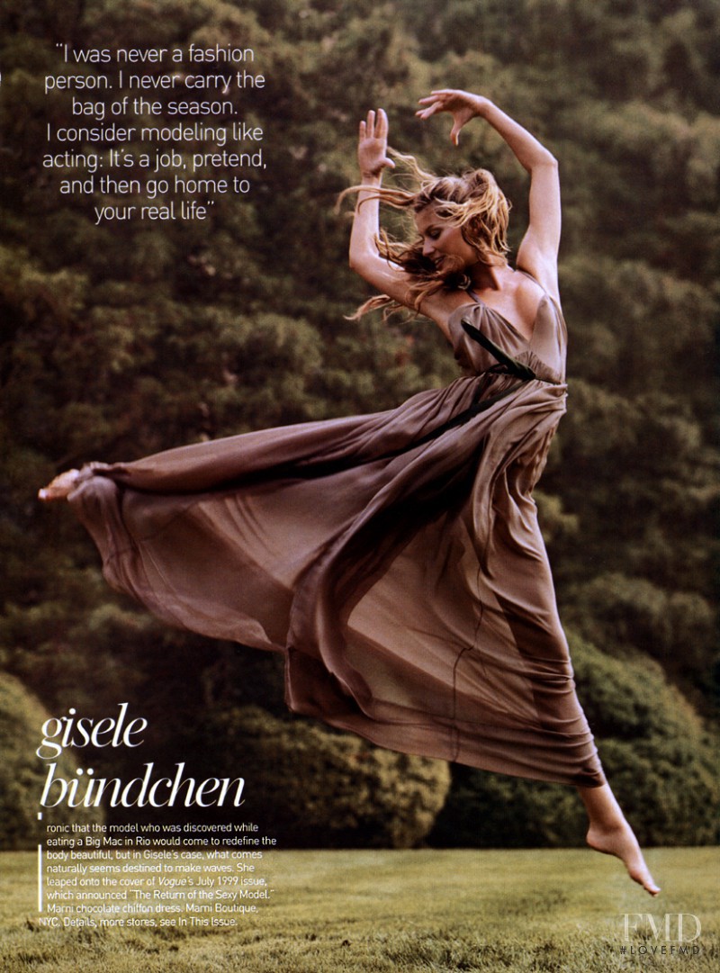 Gisele Bundchen featured in Model and Supermodel, September 2004