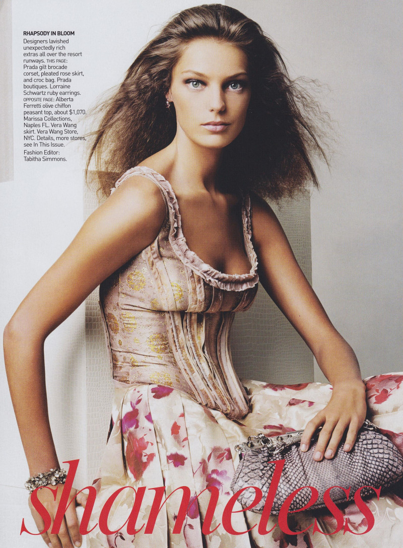 Daria Werbowy featured in Shameless Romantic, November 2004
