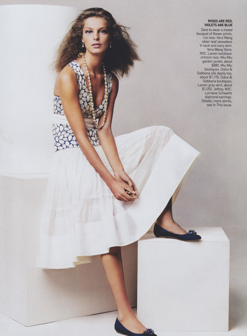 Daria Werbowy featured in Shameless Romantic, November 2004