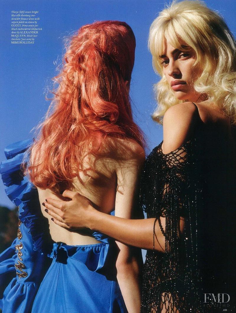 Irina Shayk featured in The Suburbs, February 2017