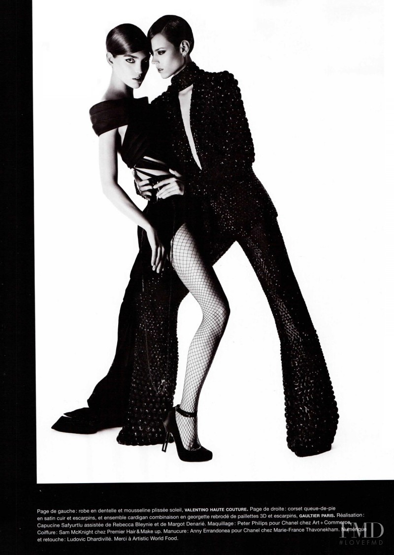 Freja Beha Erichsen featured in Bal de la couture, March 2011