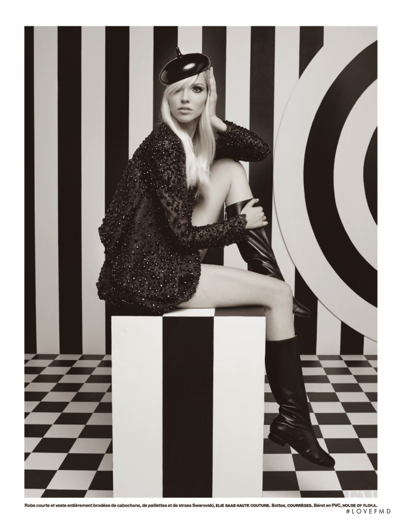Sasha Luss featured in Pop Couture, September 2014