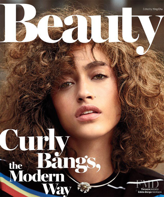 Alanna Arrington featured in Curly Bangs, the Modern Way, February 2017
