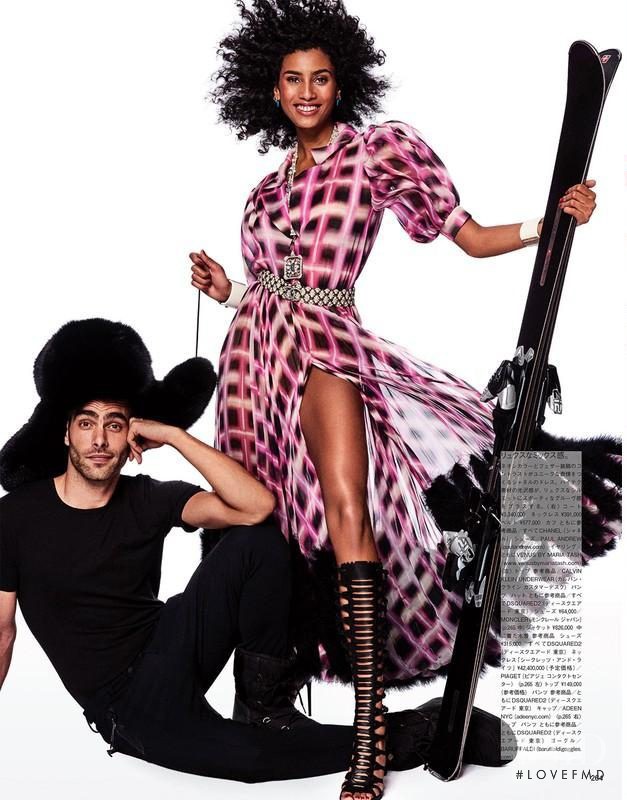 Imaan Hammam featured in Power Glam, May 2017