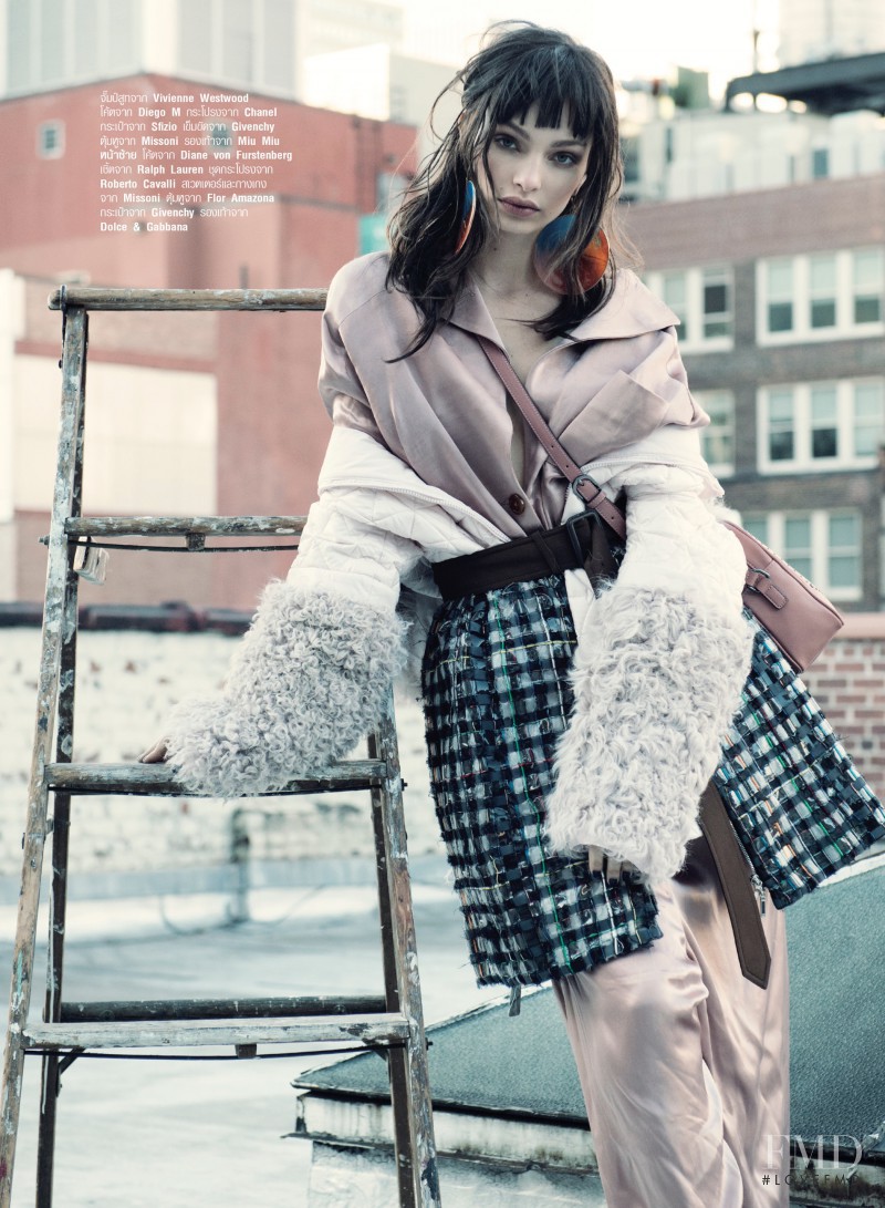 Luma Grothe featured in The New Romantic, April 2017