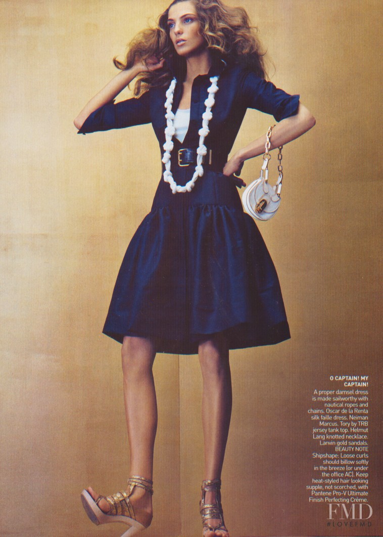 Daria Werbowy featured in Something Gold, Something Blue, February 2005