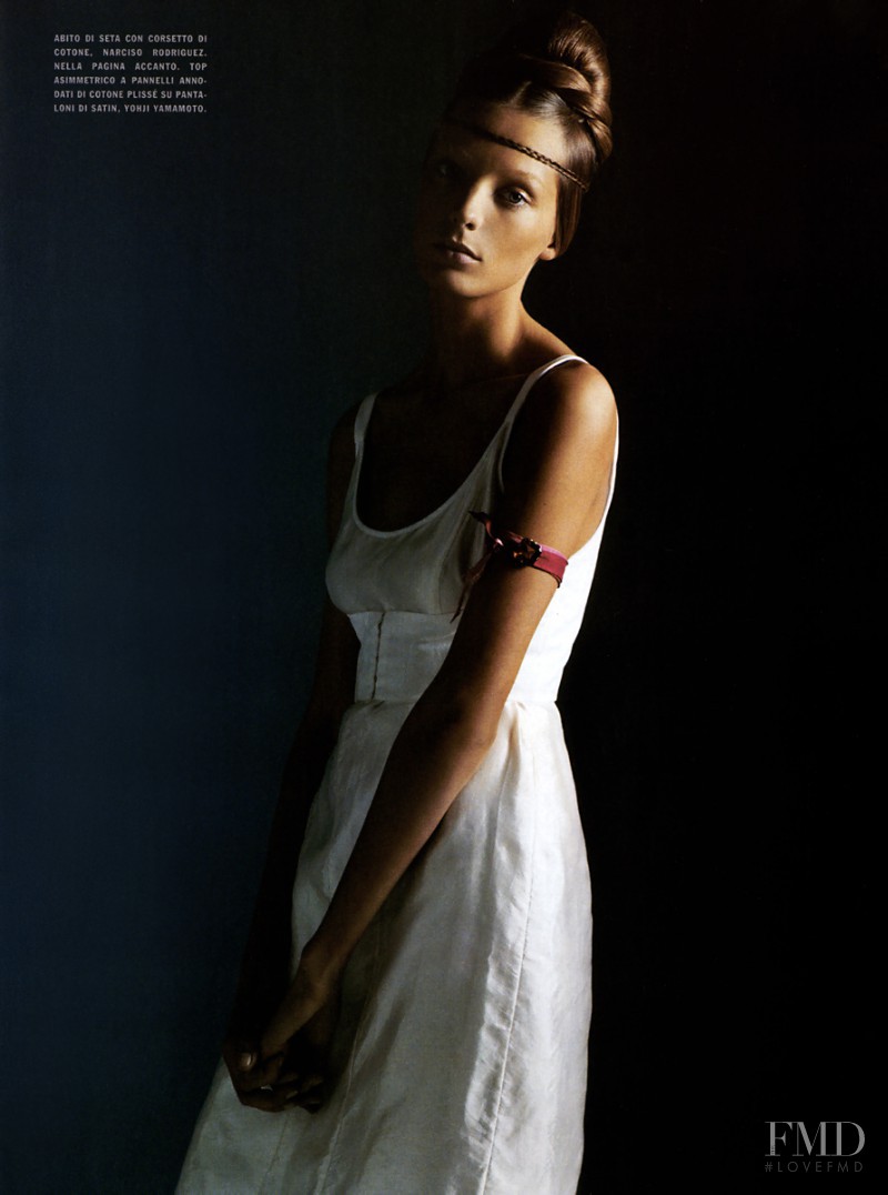 Daria Werbowy featured in The New Romantic, February 2005