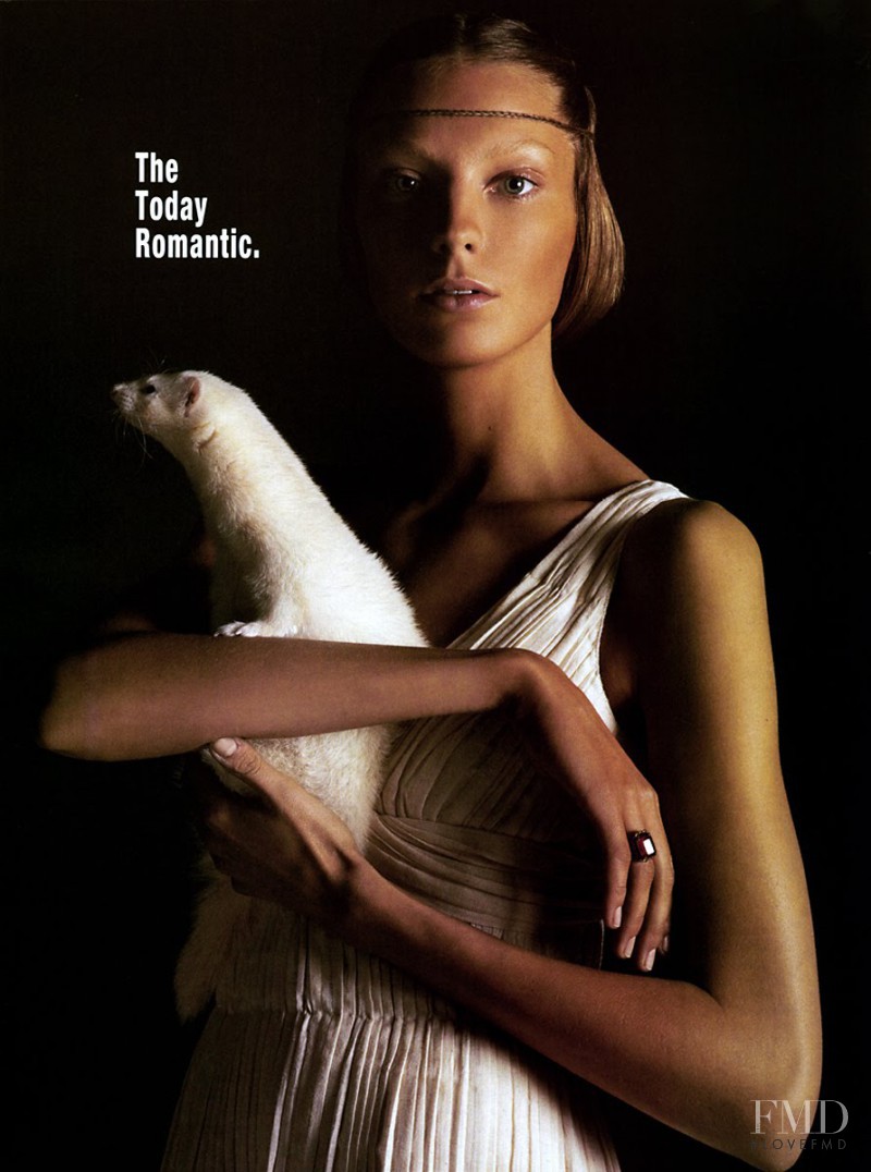 Daria Werbowy featured in The New Romantic, February 2005