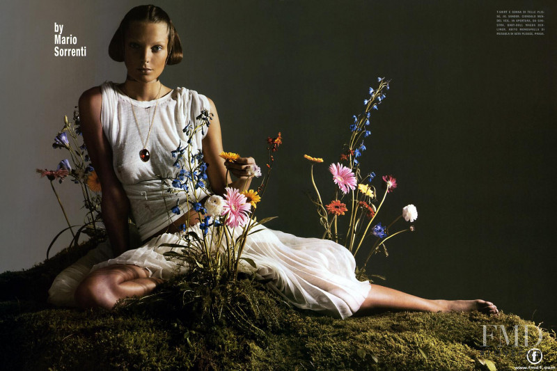 Daria Werbowy featured in The New Romantic, February 2005