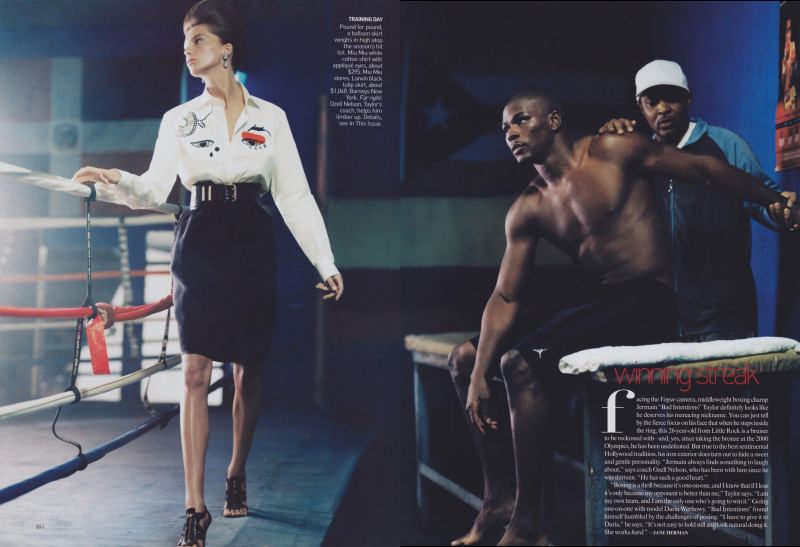 Daria Werbowy featured in We Are The Champions, March 2005