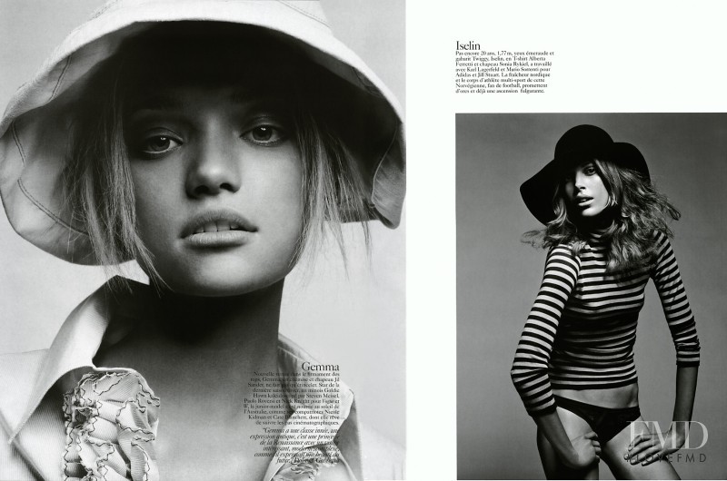 Gemma Ward featured in Top Models, March 2005
