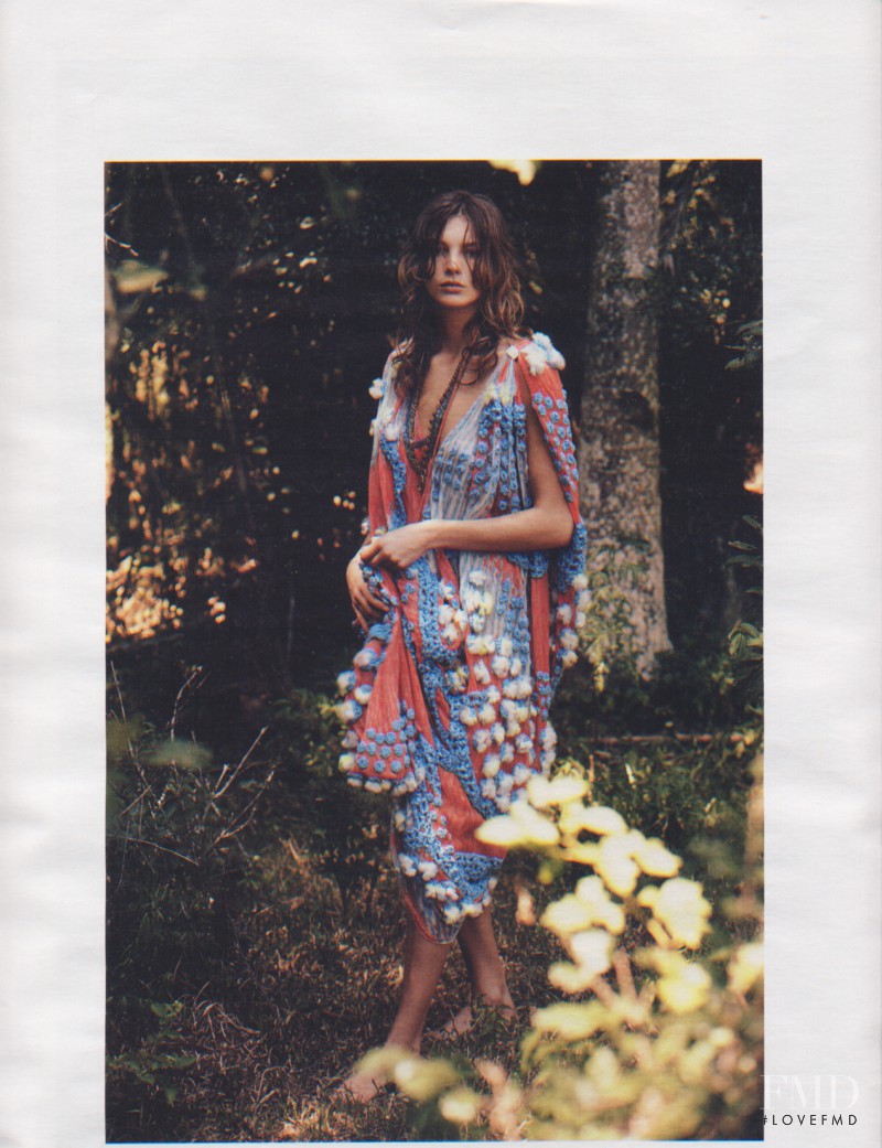 Daria Werbowy featured in Wanderlust, June 2005