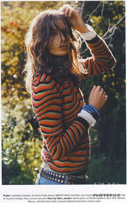 Daria Werbowy featured in Wanderlust, June 2005