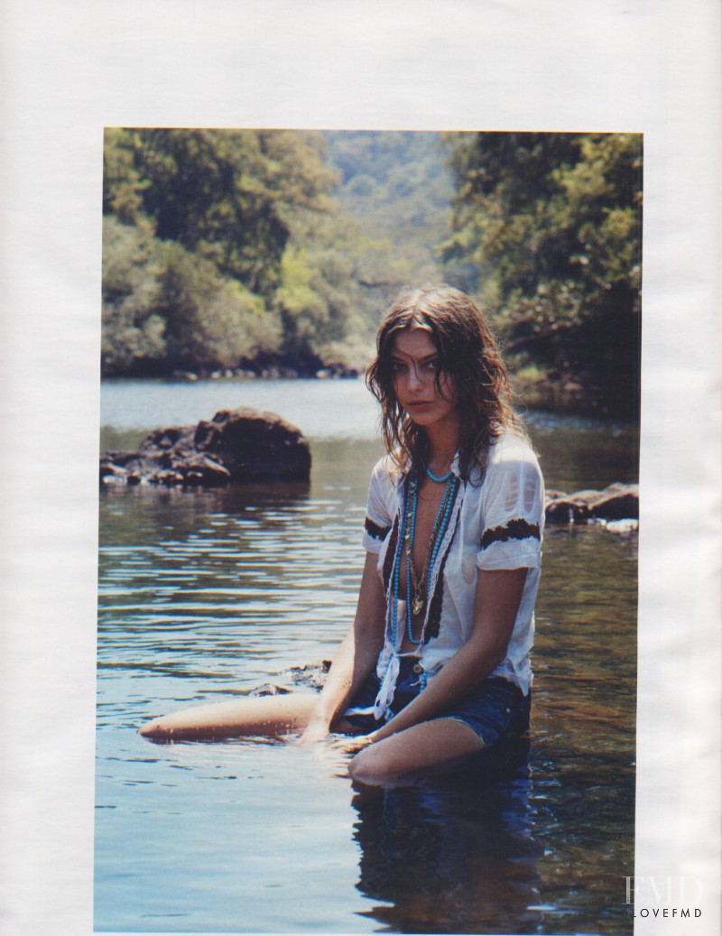 Daria Werbowy featured in Wanderlust, June 2005