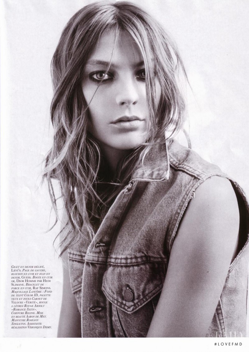 Daria Werbowy featured in Independance Girl, August 2005