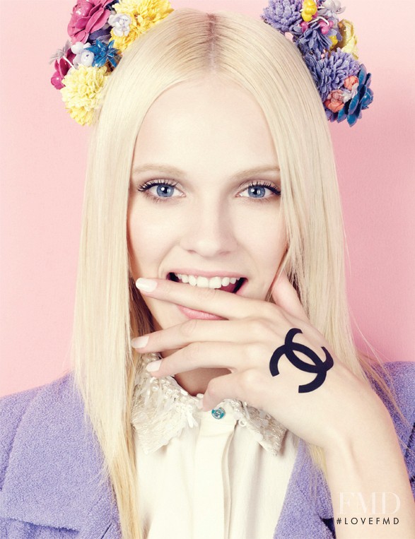 Ginta Lapina featured in La Prima Donna, April 2012