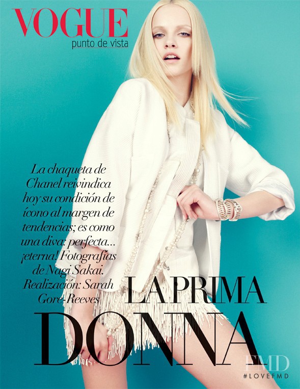 Ginta Lapina featured in La Prima Donna, April 2012