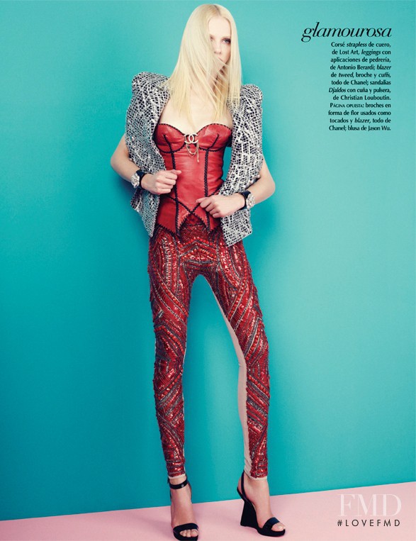 Ginta Lapina featured in La Prima Donna, April 2012