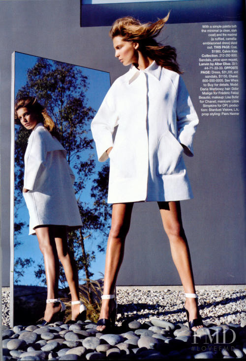 Daria Werbowy featured in Fashion\'s New Direction, March 2006