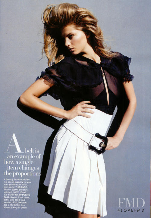 Daria Werbowy featured in Fashion\'s New Direction, March 2006