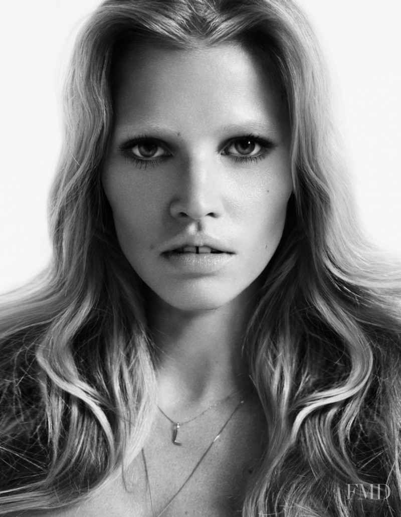 Lara Stone featured in Pure Lust, April 2012