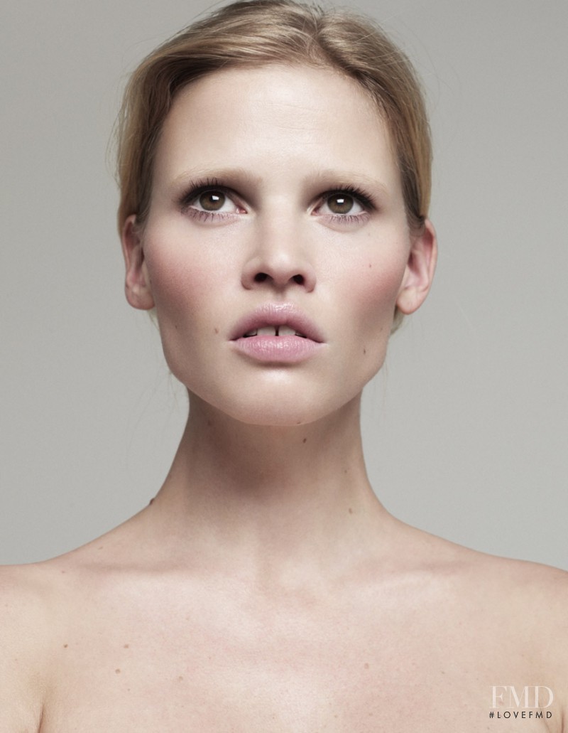 Lara Stone featured in Pure Lust, April 2012