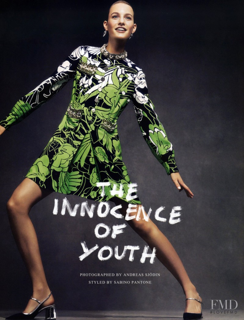 Maartje Verhoef featured in The Innocence Of Youth, February 2015