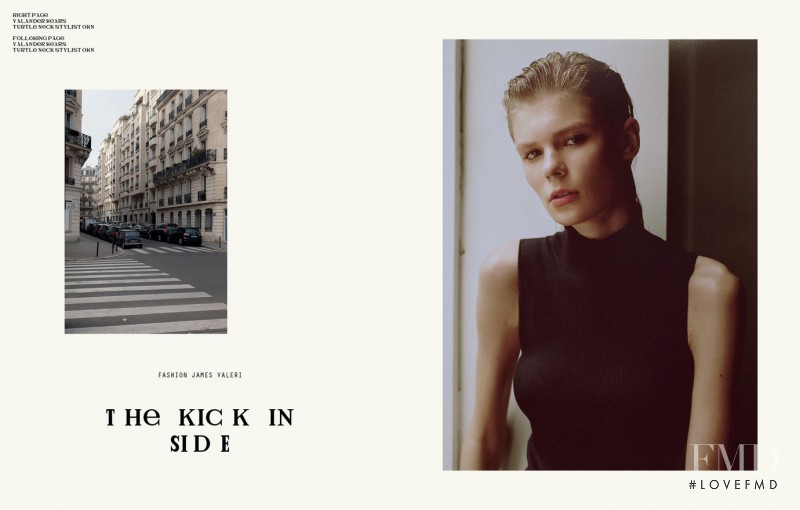 Alexandra Elizabeth Ljadov featured in The Kick In Side, February 2015