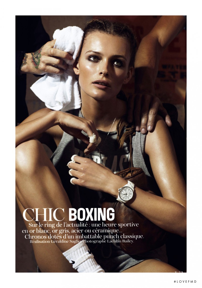 Edita Vilkeviciute featured in Chic Boxing, April 2012
