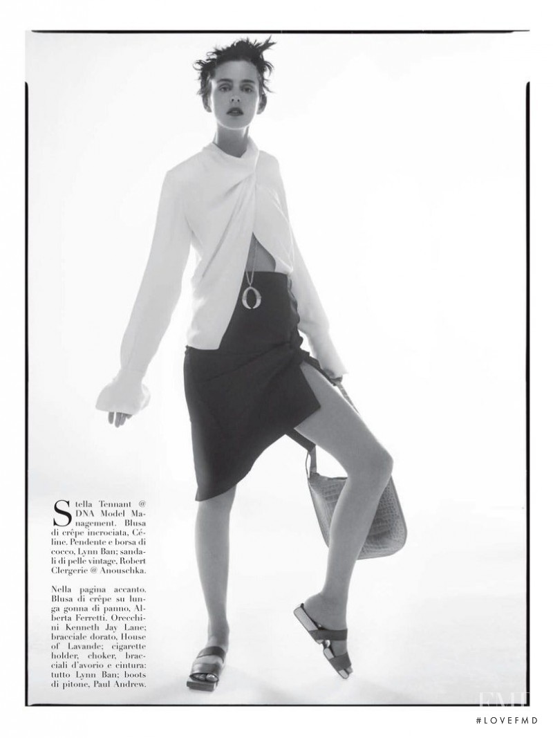 Stella Tennant featured in Like Mother, Like Daughter, September 2013