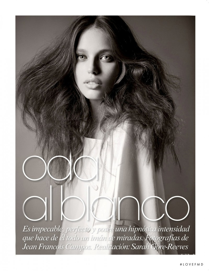 Emily DiDonato featured in Ada Al Blanco, April 2012