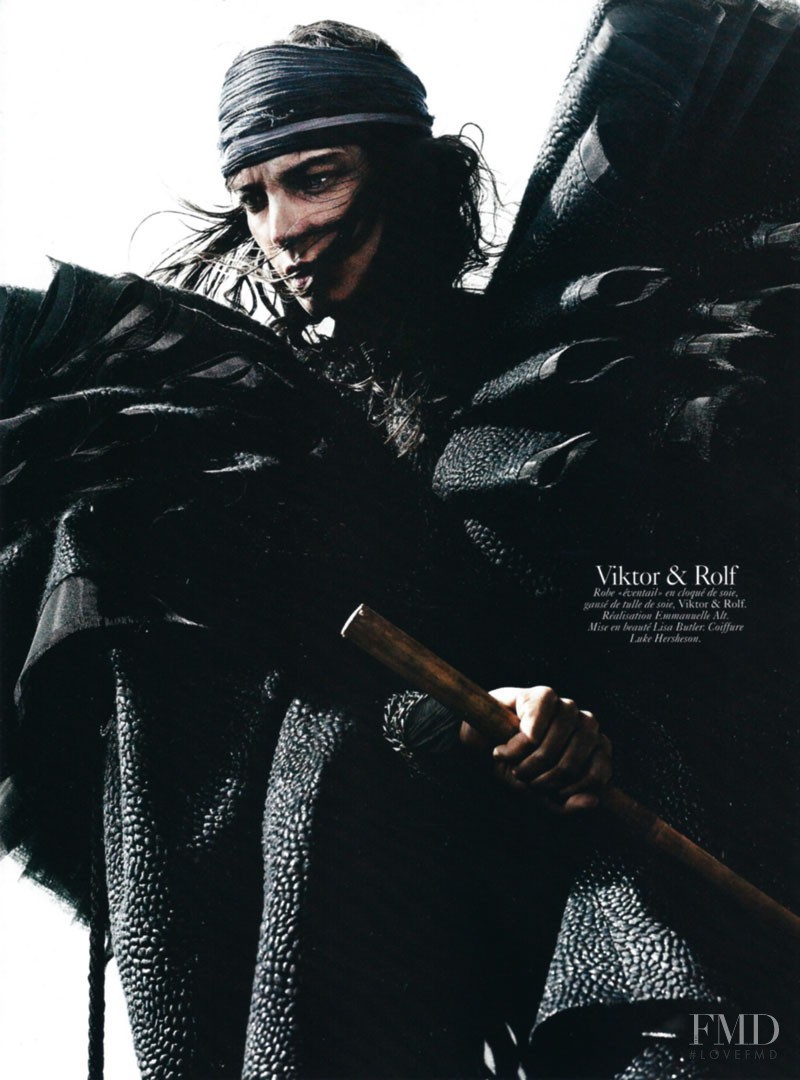Daria Werbowy featured in L\'Hiver avant l\'hiver, August 2010