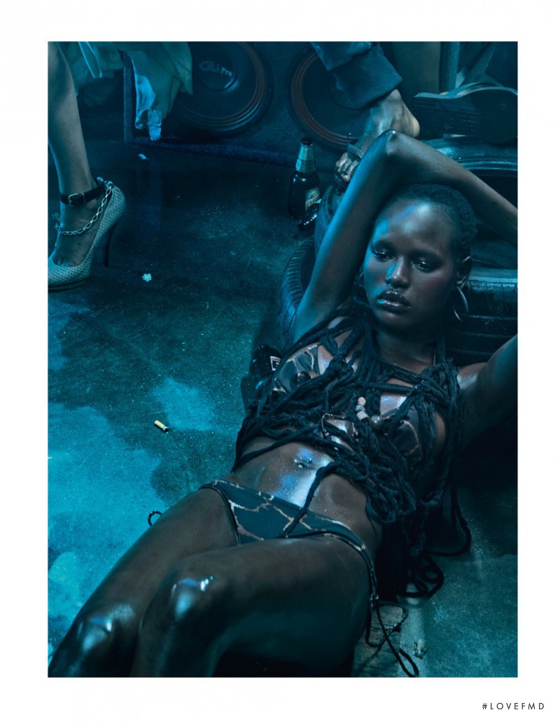 Ajak Deng featured in Let\'s Get Lost, June 2010