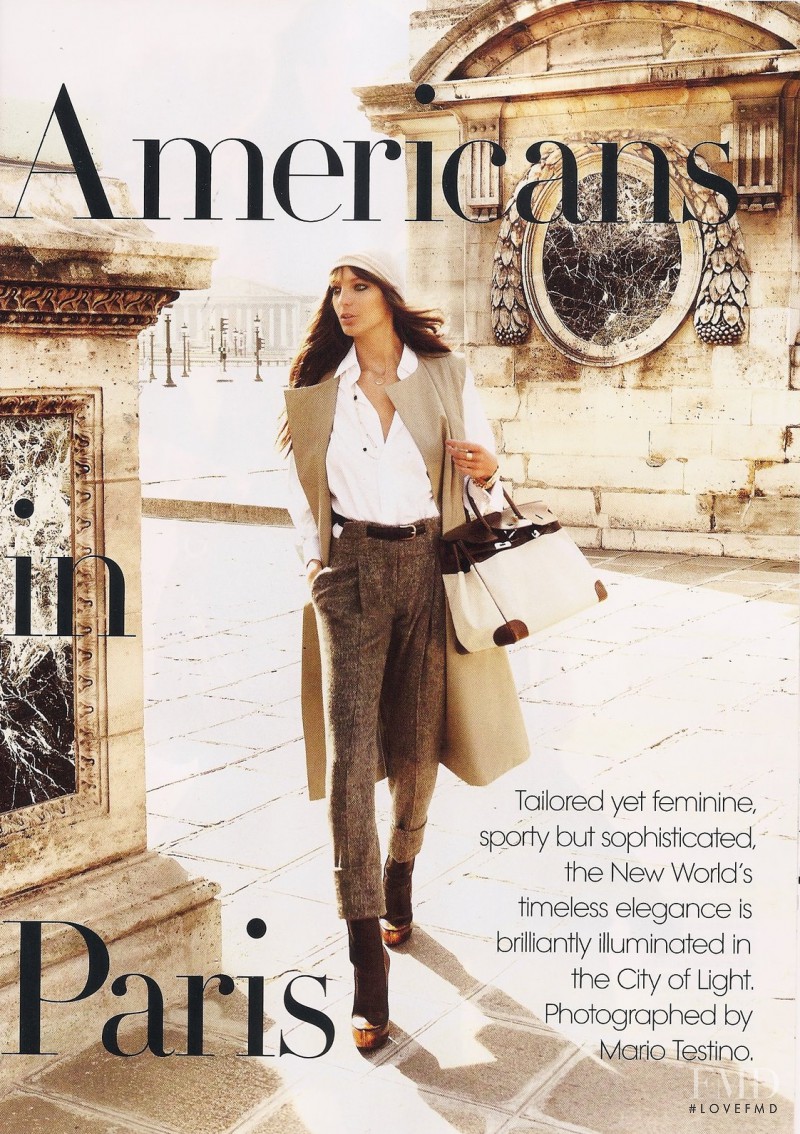 Daria Werbowy featured in Americans In Paris, May 2010