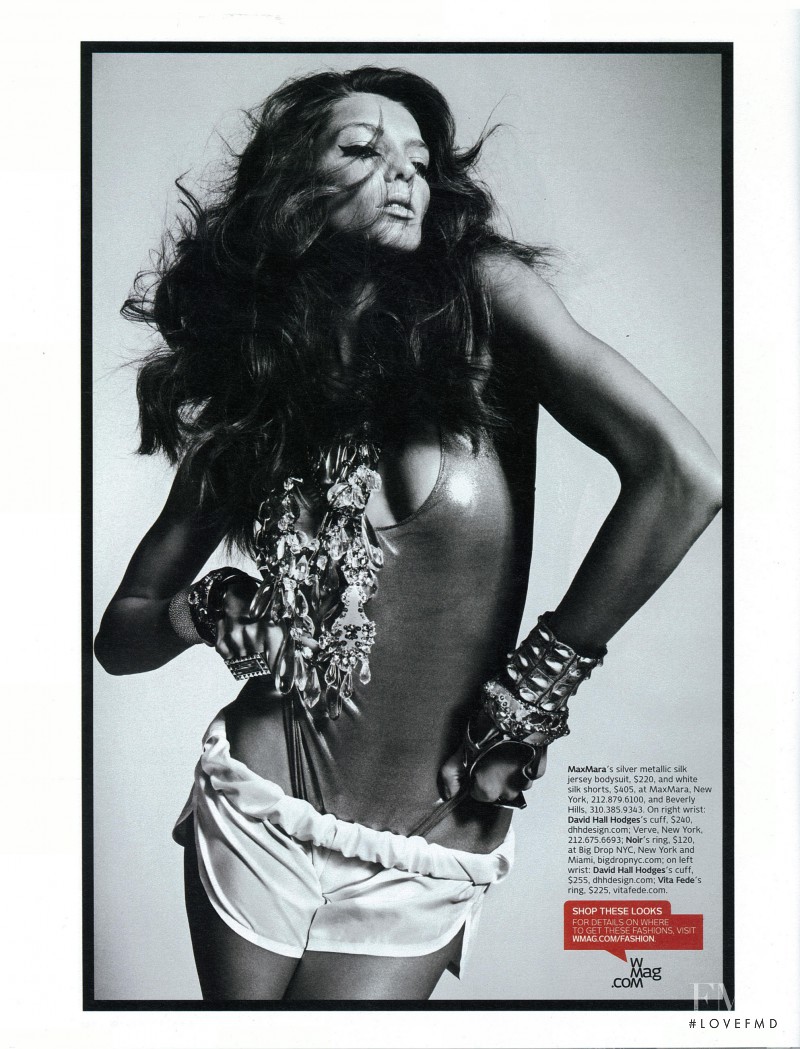 Daria Werbowy featured in Movers and Shakers, April 2010