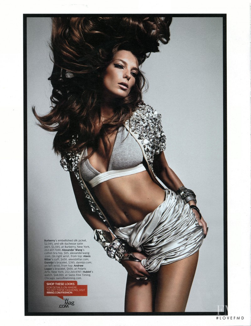 Daria Werbowy featured in Movers and Shakers, April 2010