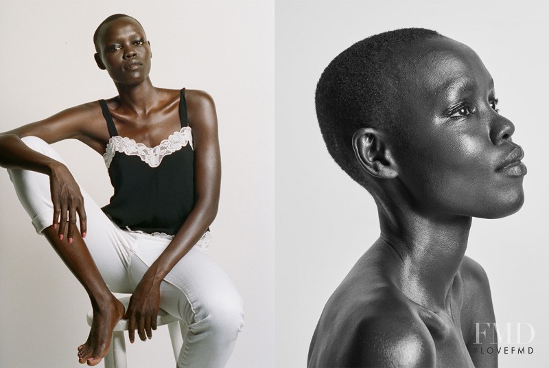 Grace Bol featured in 60 models in 60 seconds, September 2016