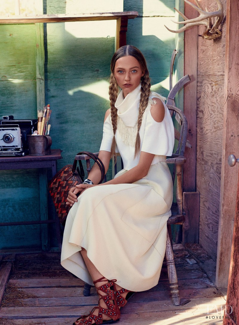 Sasha Pivovarova featured in Portrait Of The Artist, February 2014