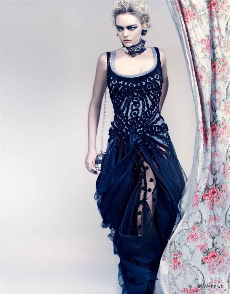 Gemma Ward featured in Romance Gothique, March 2008