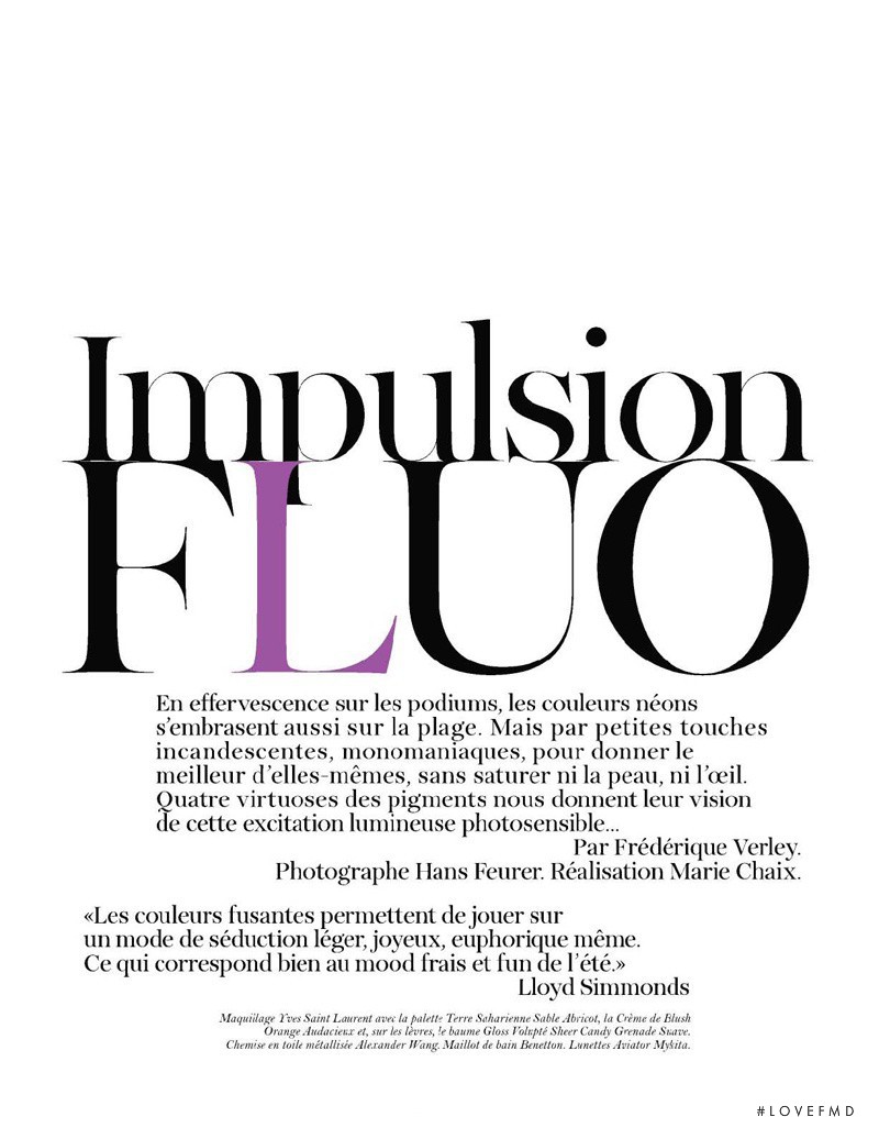 Impulsion FLUO, May 2011