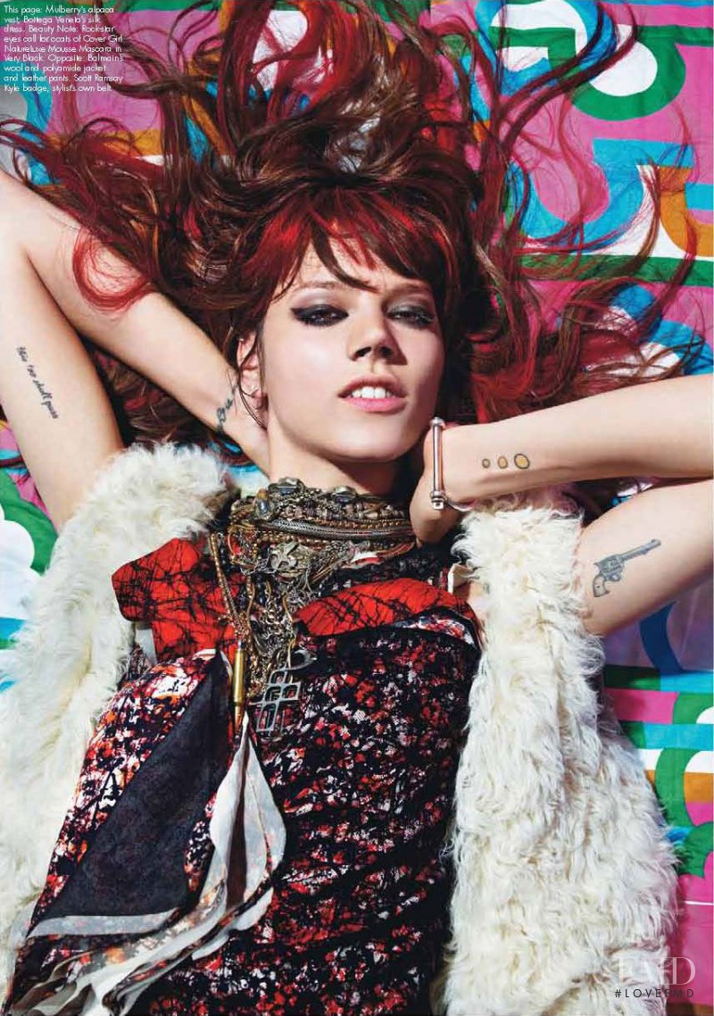 Freja Beha Erichsen featured in Kapow!, September 2011