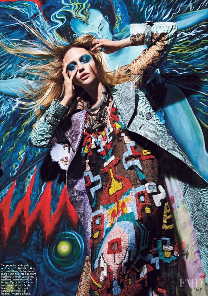 Sasha Pivovarova featured in Kapow!, September 2011