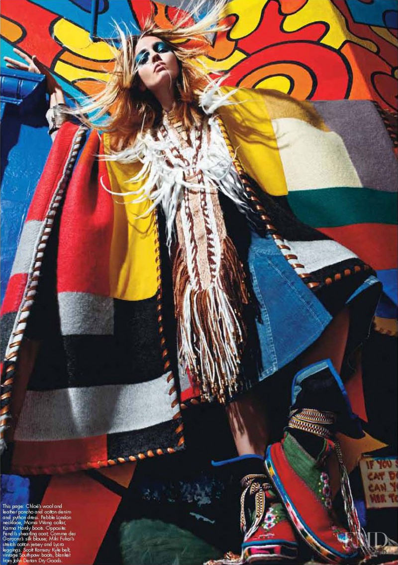 Sasha Pivovarova featured in Kapow!, September 2011