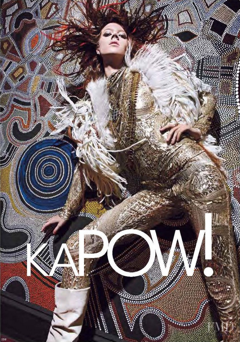 Freja Beha Erichsen featured in Kapow!, September 2011