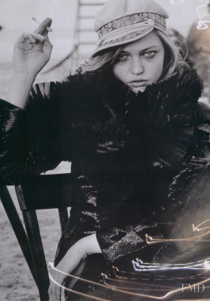 Sasha Pivovarova featured in Elle du Desir, May 2006
