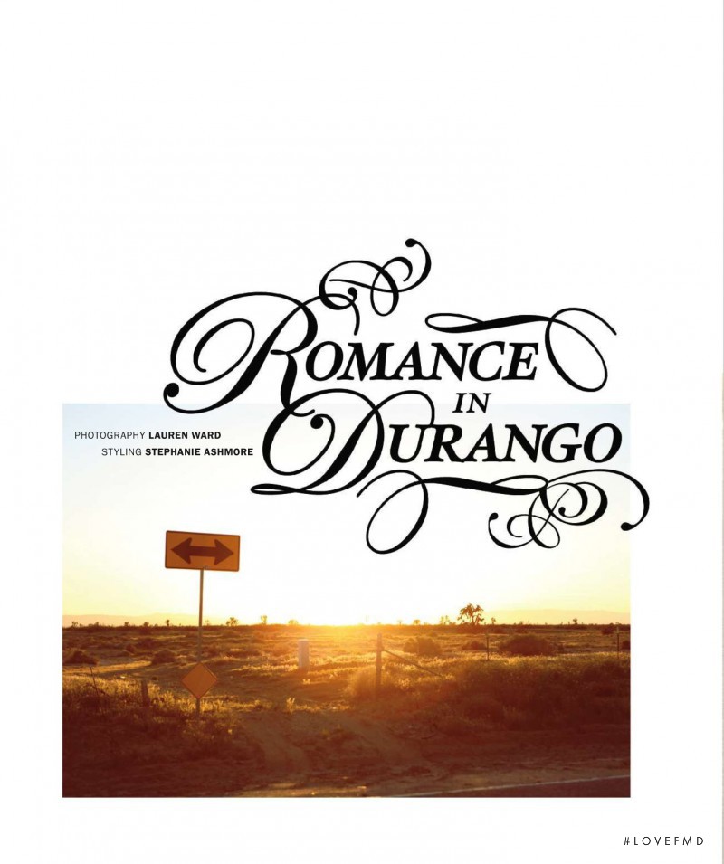 Kelley Ash featured in Romance in Durango, June 2010