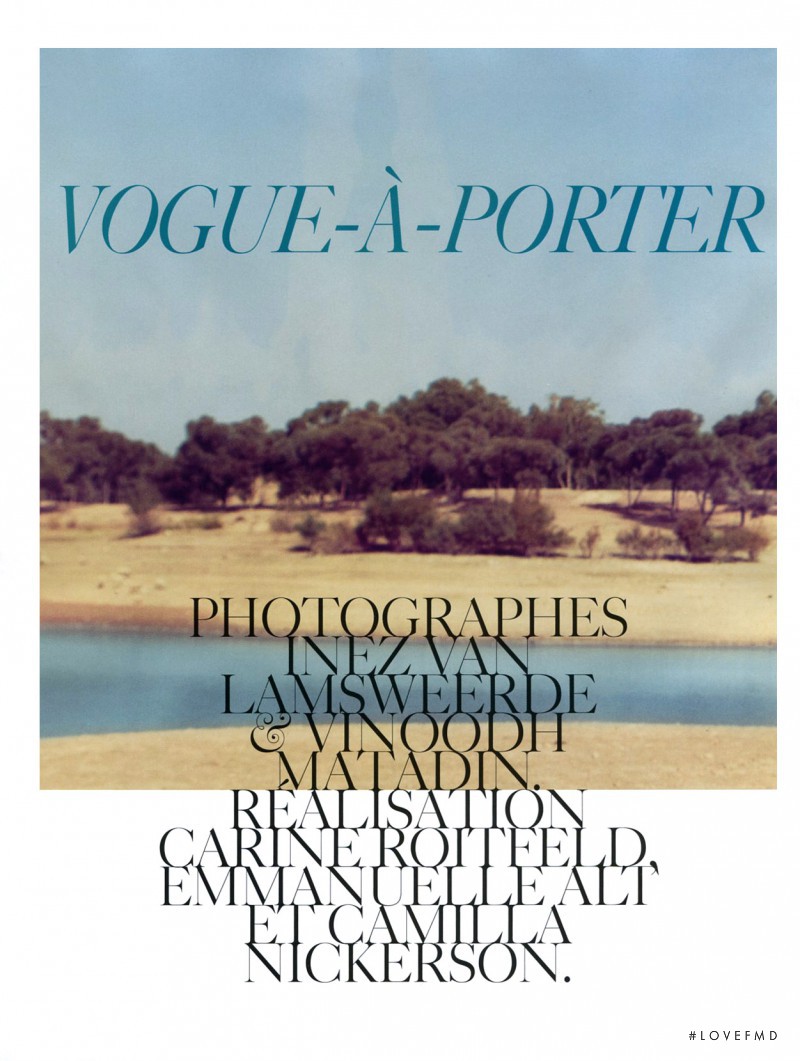 Vogue à Porter, February 2010