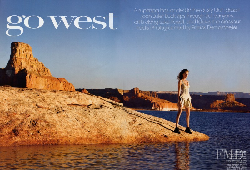 Daria Werbowy featured in Go West, January 2010