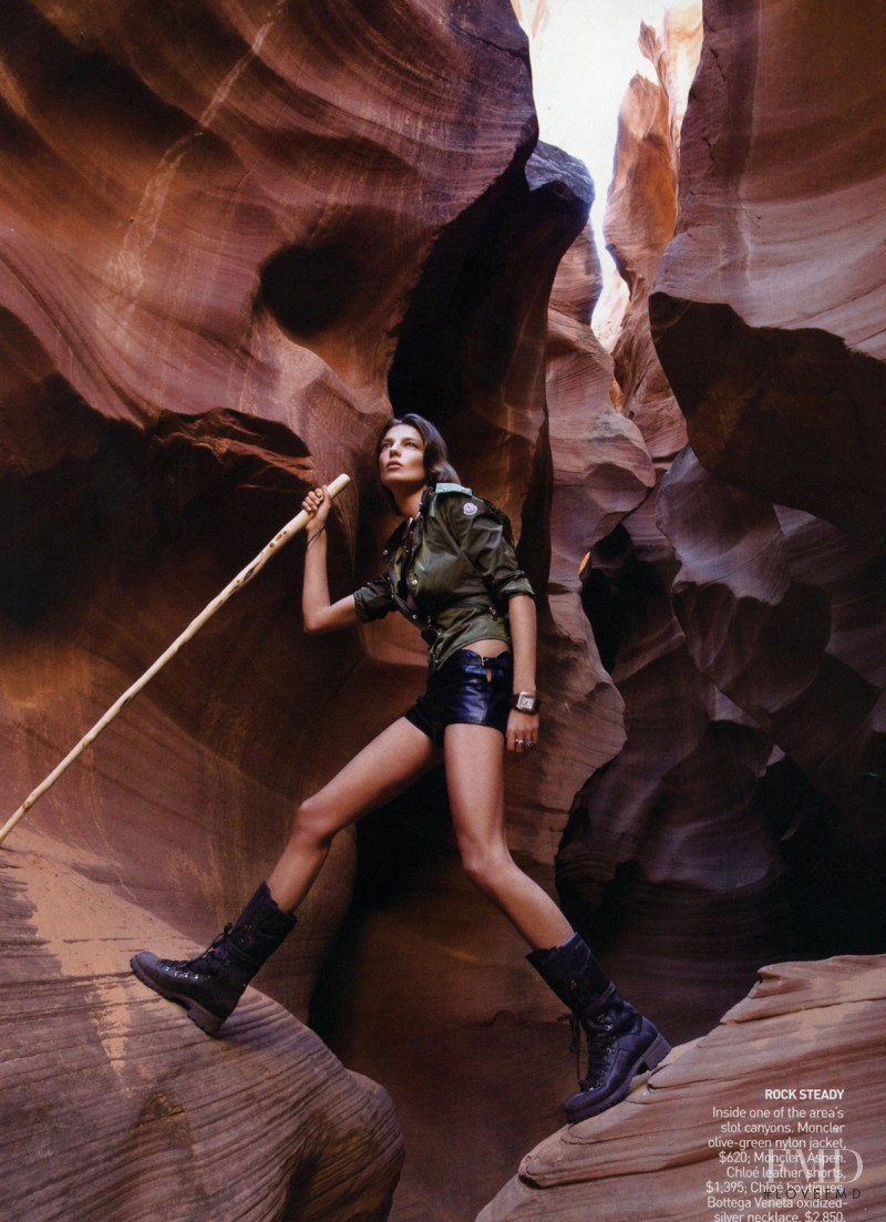 Daria Werbowy featured in Go West, January 2010