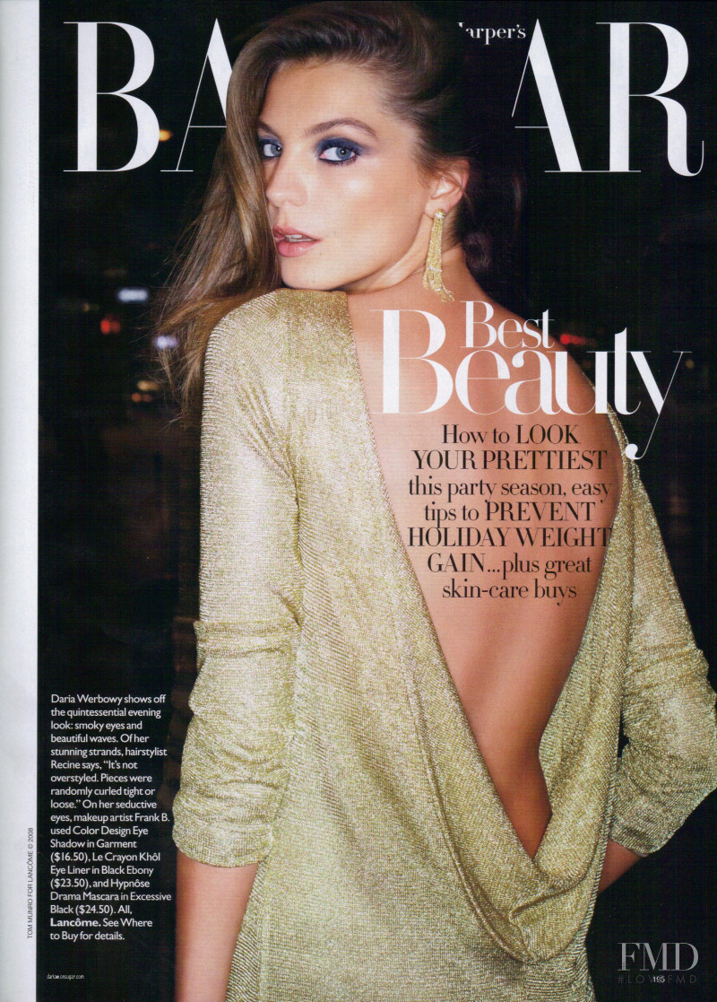 Daria Werbowy featured in Best Beauty, December 2009